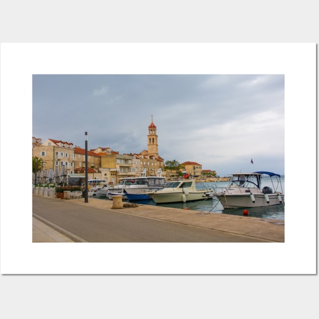 Sutivan, Harbour in Brac, Croatia Wall Art by jojobob